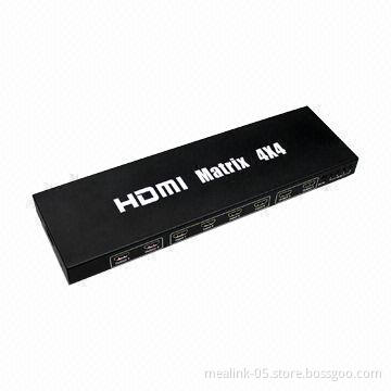 HDMI® Matrix, 4 to 4 Switchers with Upgrading Function IR and EDID